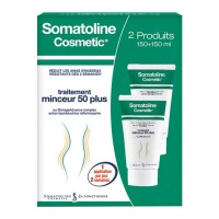 Somatoline Cosmetic Crème Corporelle 'Minceur 50 Plus' - 150 ml, 2 Unités
