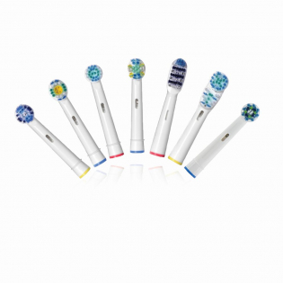Brosse à dents électrique, Têtes de brosse 'Multi Action Rotary R-150' - 7 Unités
