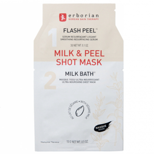 'Milk & Peel Shot Resurfaçant & Hydratant' Tissue-Maske - 18 g
