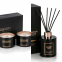 'Peony & Blush Suede, Black Amber & Ginger Lily' Diffuser, Scented Candle - 120 ml 170 g