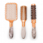 'Marble' Hair Brush Set - 3 Pieces
