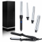 '4-in-1' Hair Styling Set - Black 6 Pieces