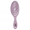 'Wheat Straw' Hair Brush - Light Purple