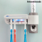 Uv Toothbrush Steriliser With Stand And Toothpaste Dispenser Smiluv