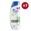 'Menthol Fresh Anti-Dandruff' Shampoo - 280 ml, 3 Pack