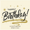 Sachet parfumé 'Happy Birthday'