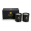 'Tobacco & Leather, Oud & Bergamote' Scented Candle Set - 280 g, 2 Pieces