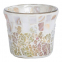 'Gold & Pearl Mosaic Votive' Candle Holder