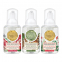 'Christmas Bouquet, White Spruce, Joy To The World' Foaming Soap - 140 ml, 3 Pieces