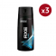 Déodorant spray 'Click' - 150 ml - Pack de 3