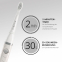 'Flash Travel USB Sonic' Electric Toothbrush Set - 4 Pieces