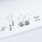 'Fleur de Coton' Earrings, Jewel Candle - 180 g