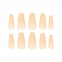 Pointes d'ongles 'Long Coffin' - Creamy Nude 24 Pièces