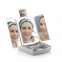3-In-1 Folding LED Mirror With Make-Up Organiser Panomir