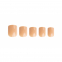 'Square' Fake Nails - Honey Nude 24 Pieces