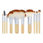 Set de pinceaux de maquillage 'Bamboo' - 10 Pièces