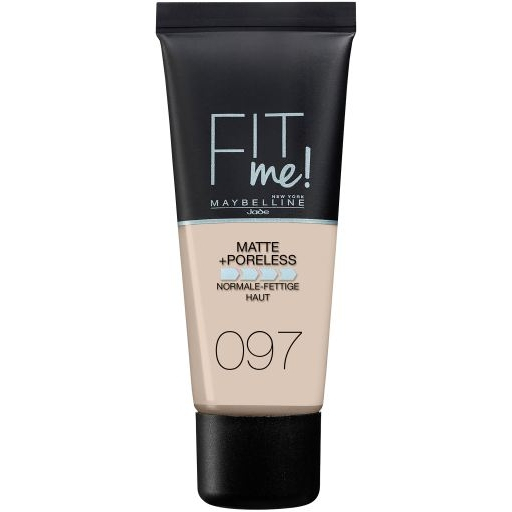 'Fit Me! Matte + Poreless' Foundation - 097 Natural Porcelain, 30 ml