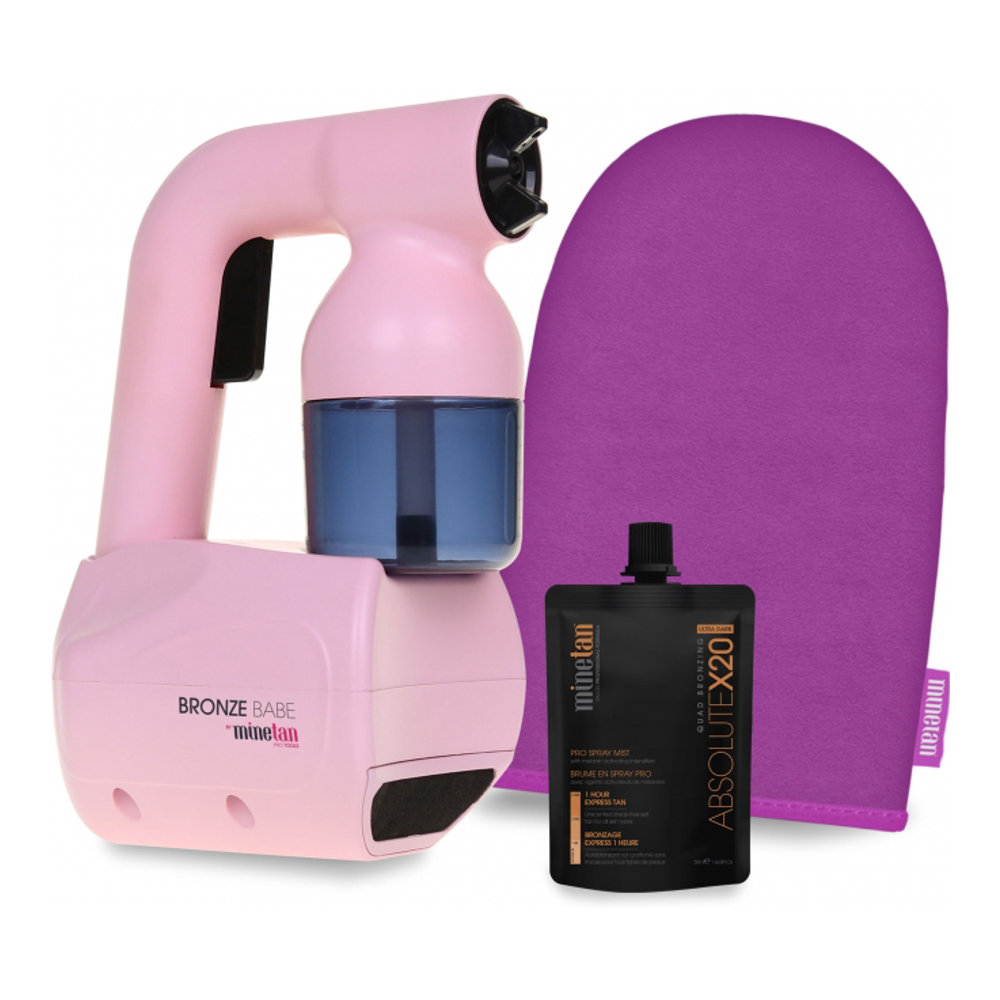'Bronze Babe Personal Spray Tan Pink' Set - 2 Units