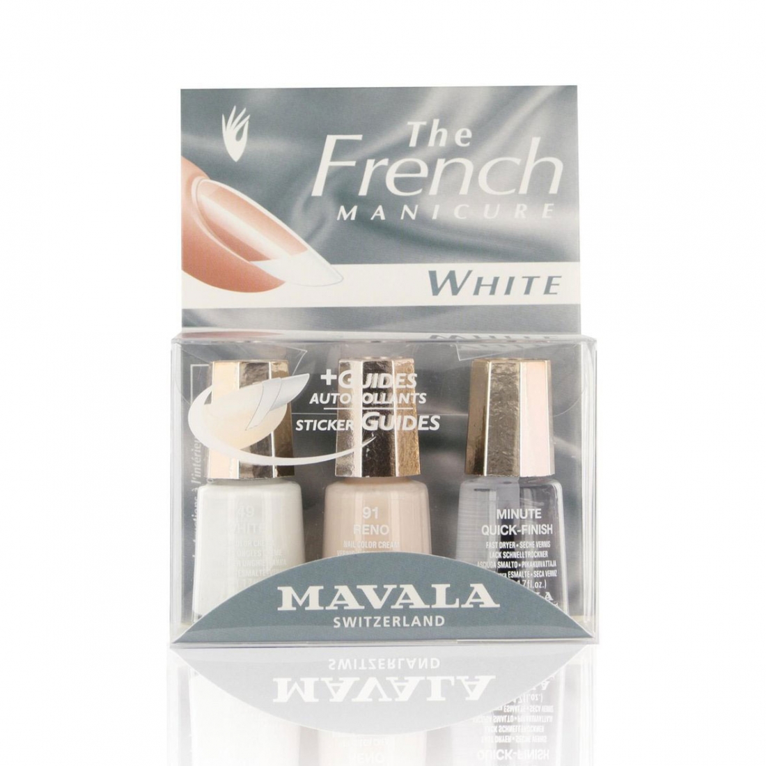 Set 'White French Manicure' - 3 Unités
