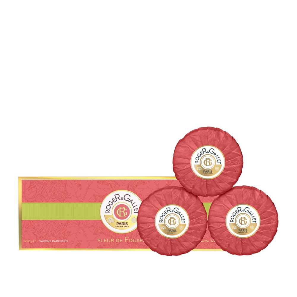 'Fleur de Figuier' Perfumed Soap - 100 g, 3 Pieces