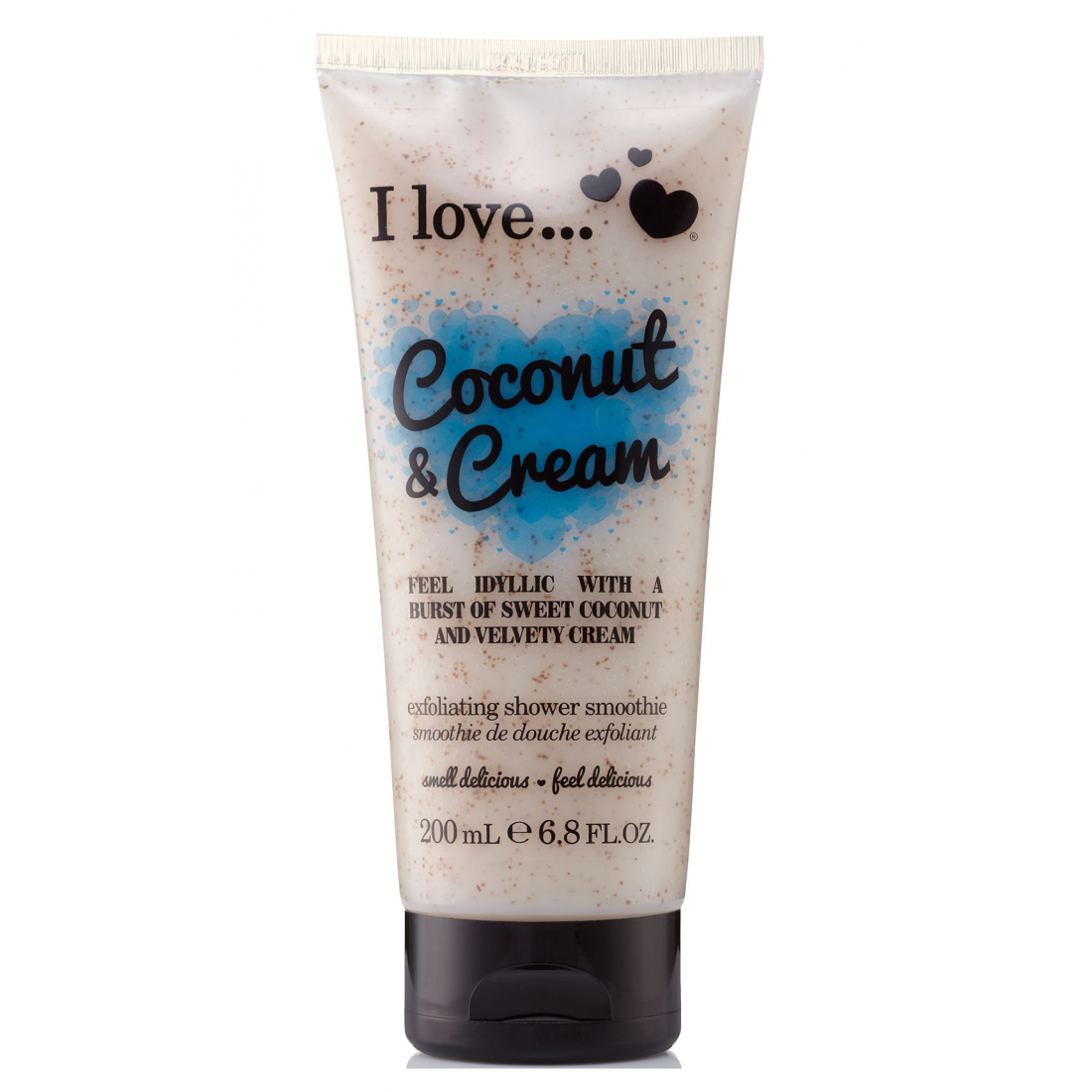 Crème de douche exfoliante 'Smoothie Coconut Cream' - 200 ml