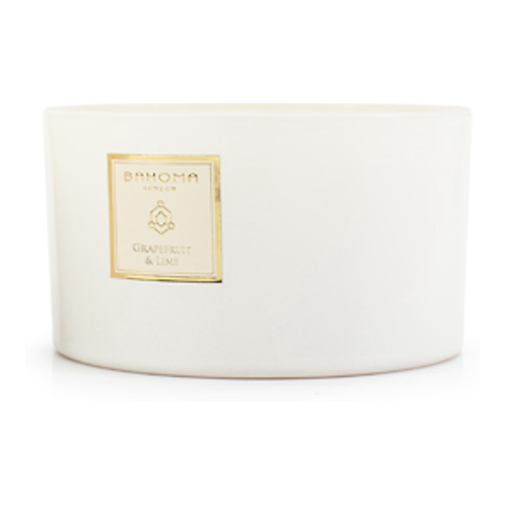 Bougie 3 mèches 'Pearl' - Grapefruit & Lime 400 g