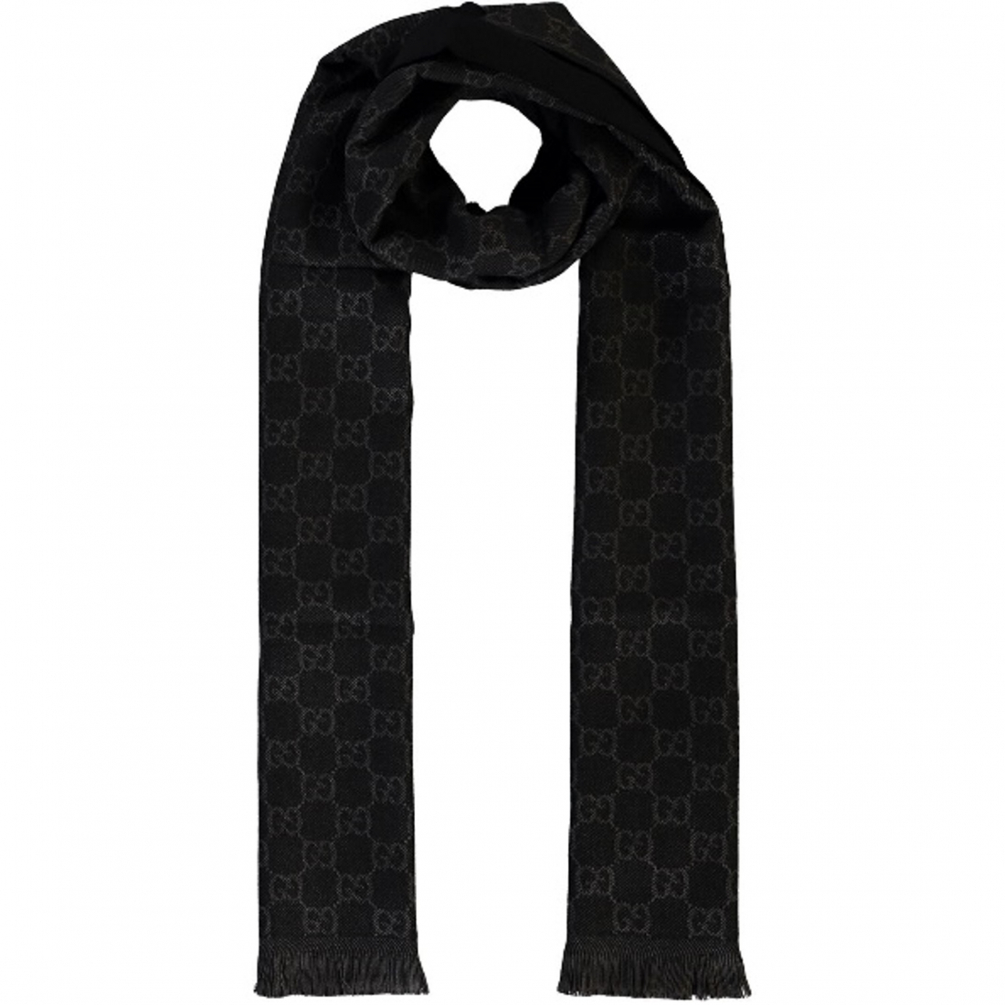 Écharpe en laine 'Monogram' pour Hommes