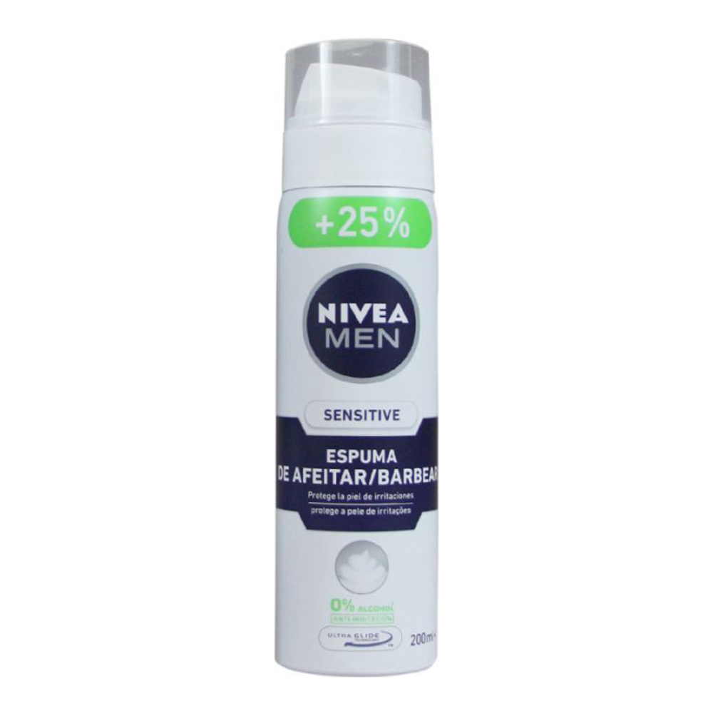 'Sensitive 0% Anti-Irritation' Shaving Foam - 250 ml