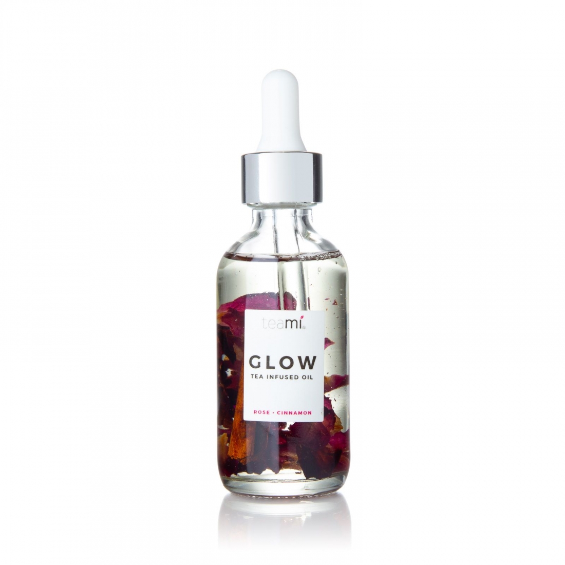 Huile pour le visage 'Glow with Rose & Cinammon'