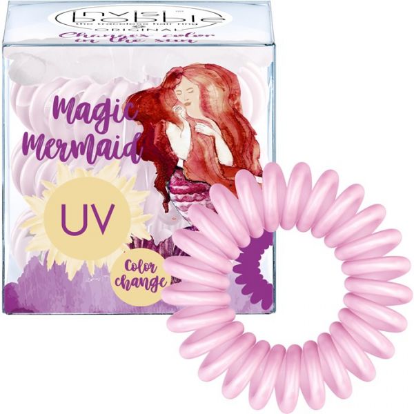 Élastique 'Magic Mermaid' - Rose pâle 3 Pièces