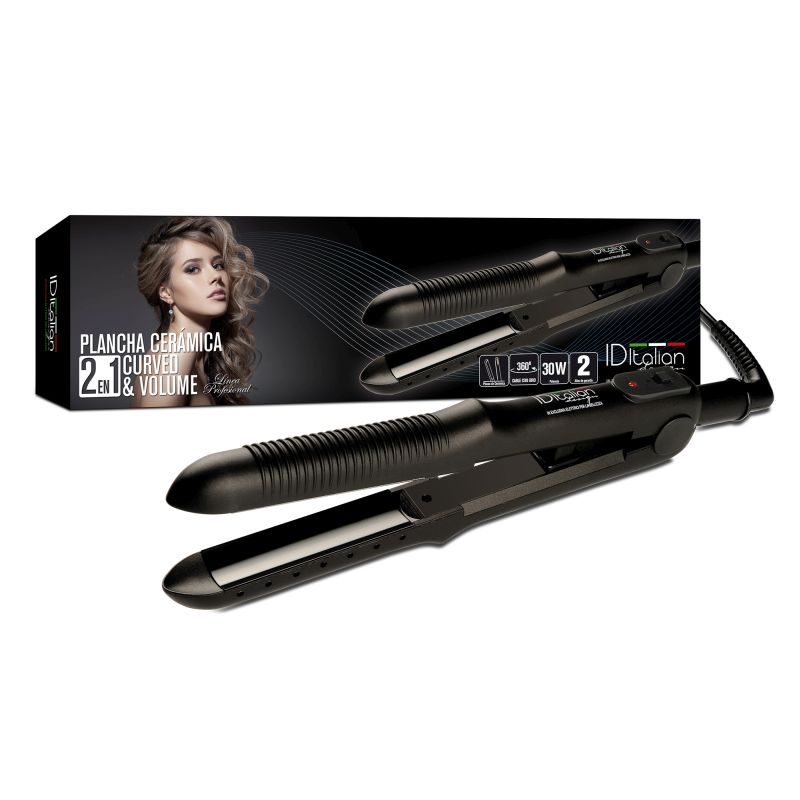 'Volume Curved Ceramic' Hair Straightener