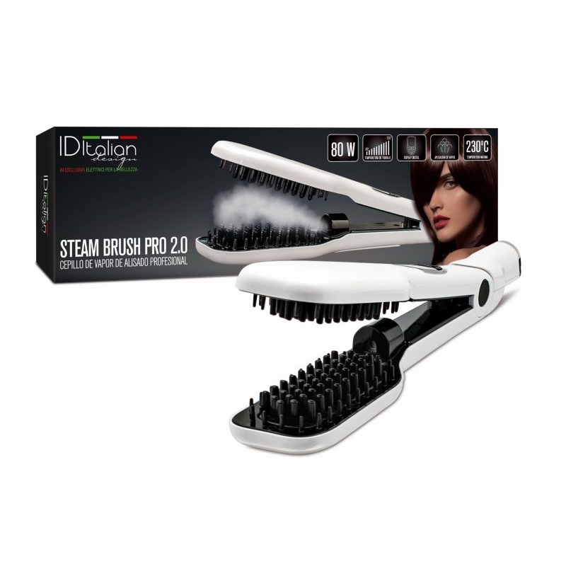 'Iditalian Stream Pro 2.0' Hair Straightener Brush