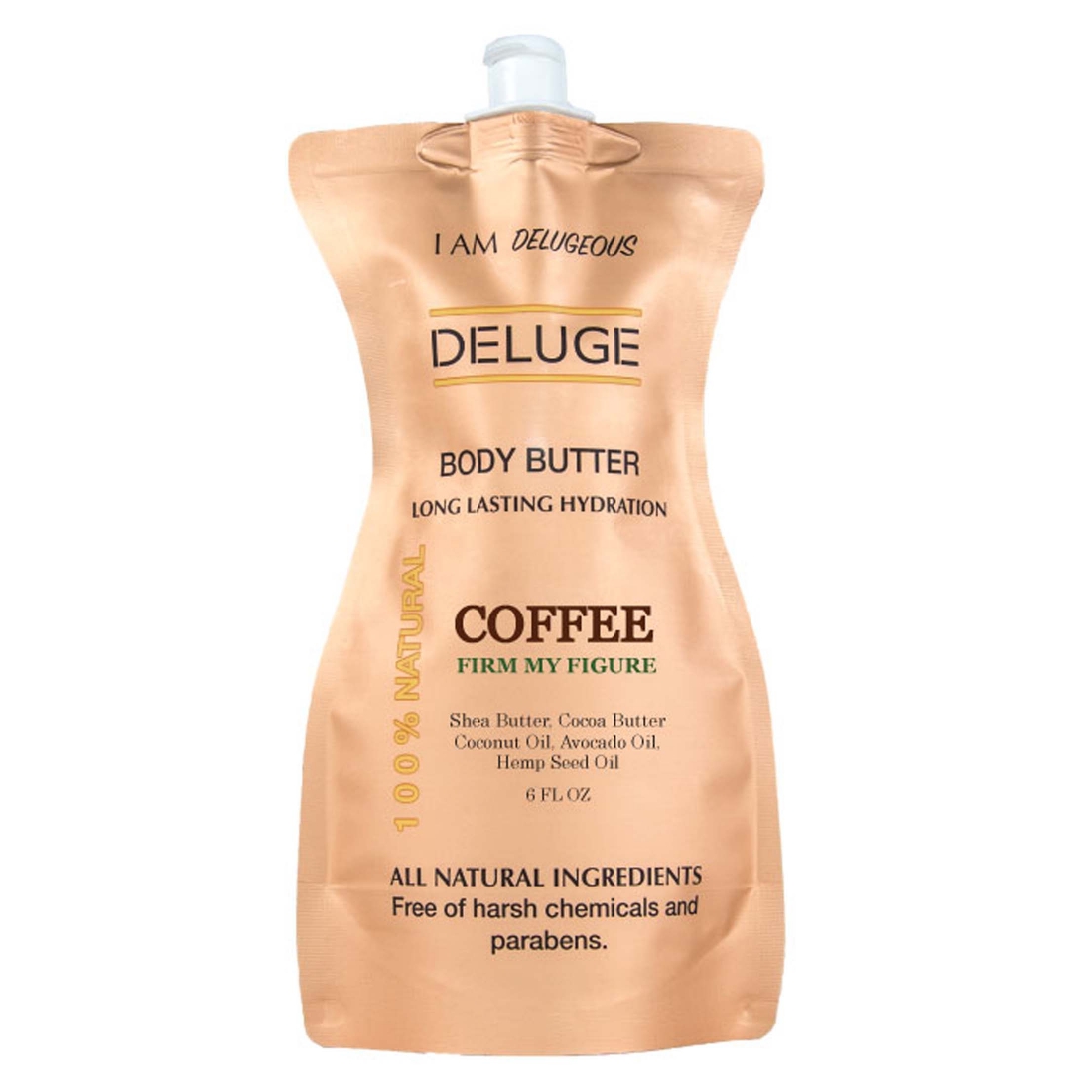 Beurre corporel 'Natural  Long Lasting Hydration' - Coffee Firm My Figure