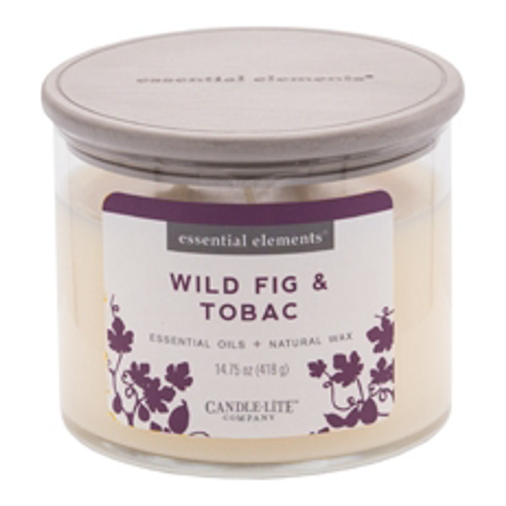 'Essential Elements Neu' Scented Candle - Wild Fig & Tobac 418 g