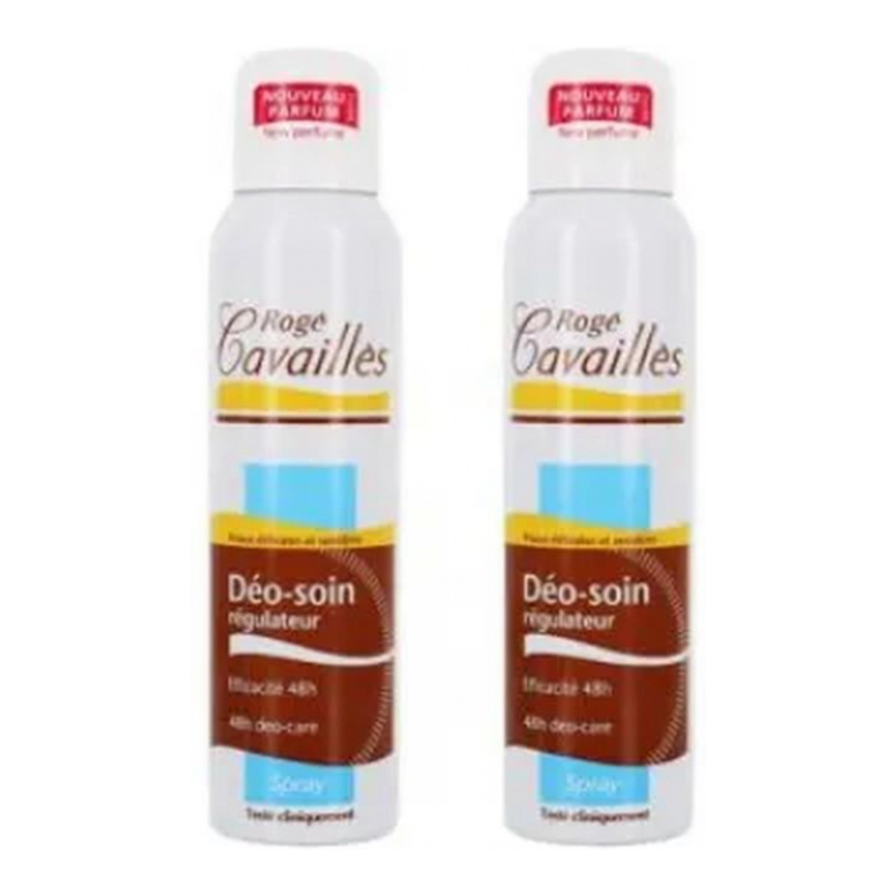 'Duo Déo-soin régulateur' Spray Deodorant - 150 ml, 2 Units