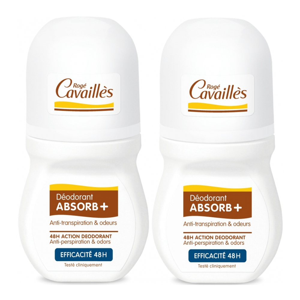 Déodorant Roll On 'Duo Déo-soin régulateur' - 50 ml, 2 Unités