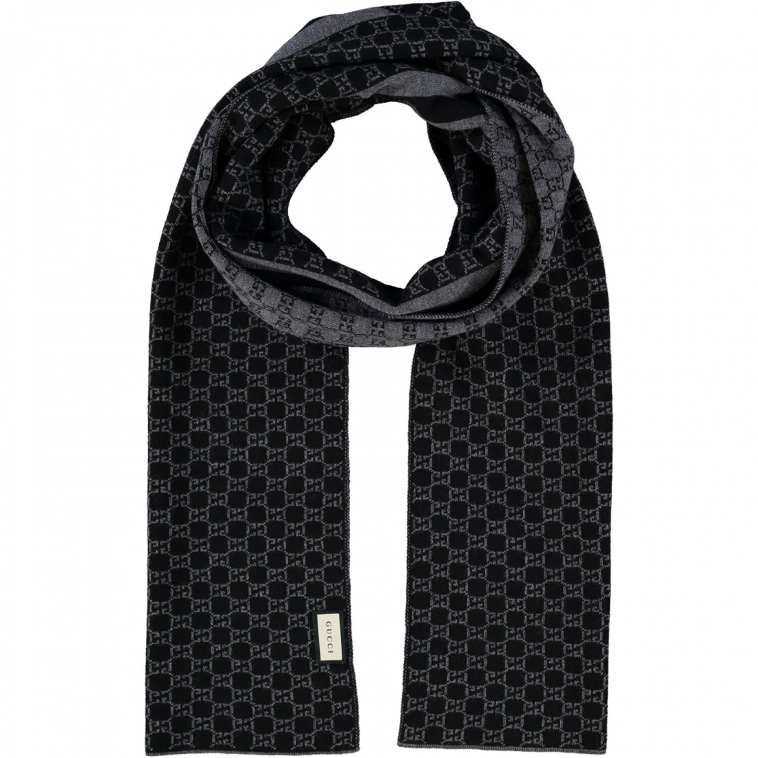 Écharpe en laine 'Monogram' pour Hommes