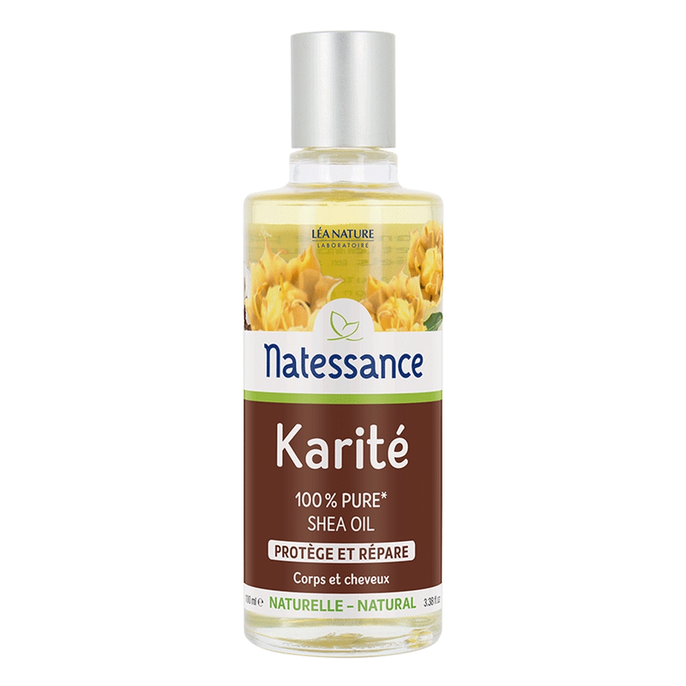 Huile corporelle et capillaire 'Karité' - 100 ml
