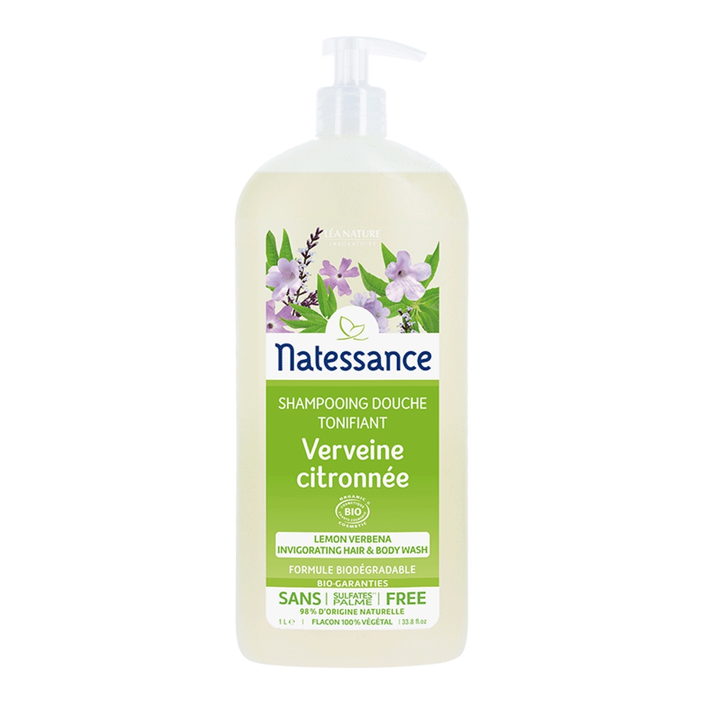 'Tonifiant Verveine Citronnée' Shampoo, Shower Gel - 1 L