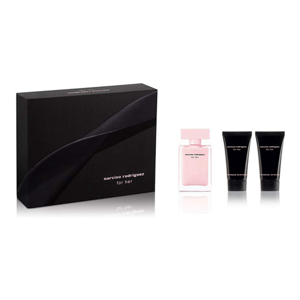 'Narciso Rodriguez For Her' Coffret de parfum - 3 Unités