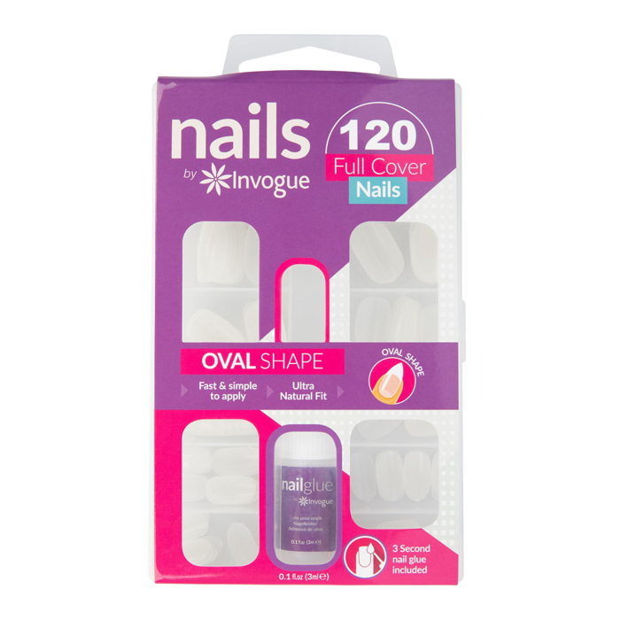 Capsules d'ongles 'Full Cover Oval' - 120 Pièces