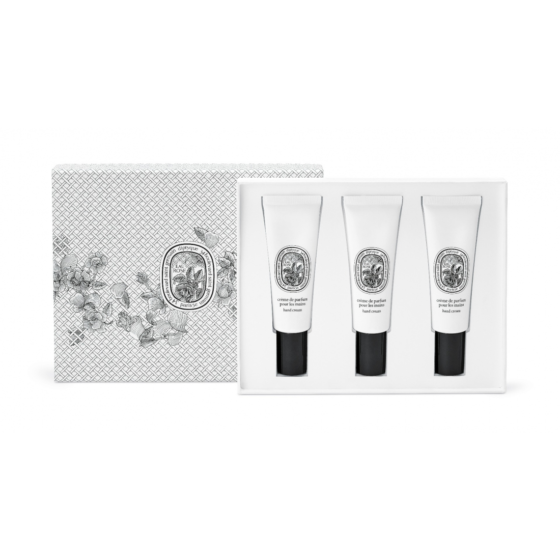 'Eau Rose' Hand Cream - 45 ml, 3 Units