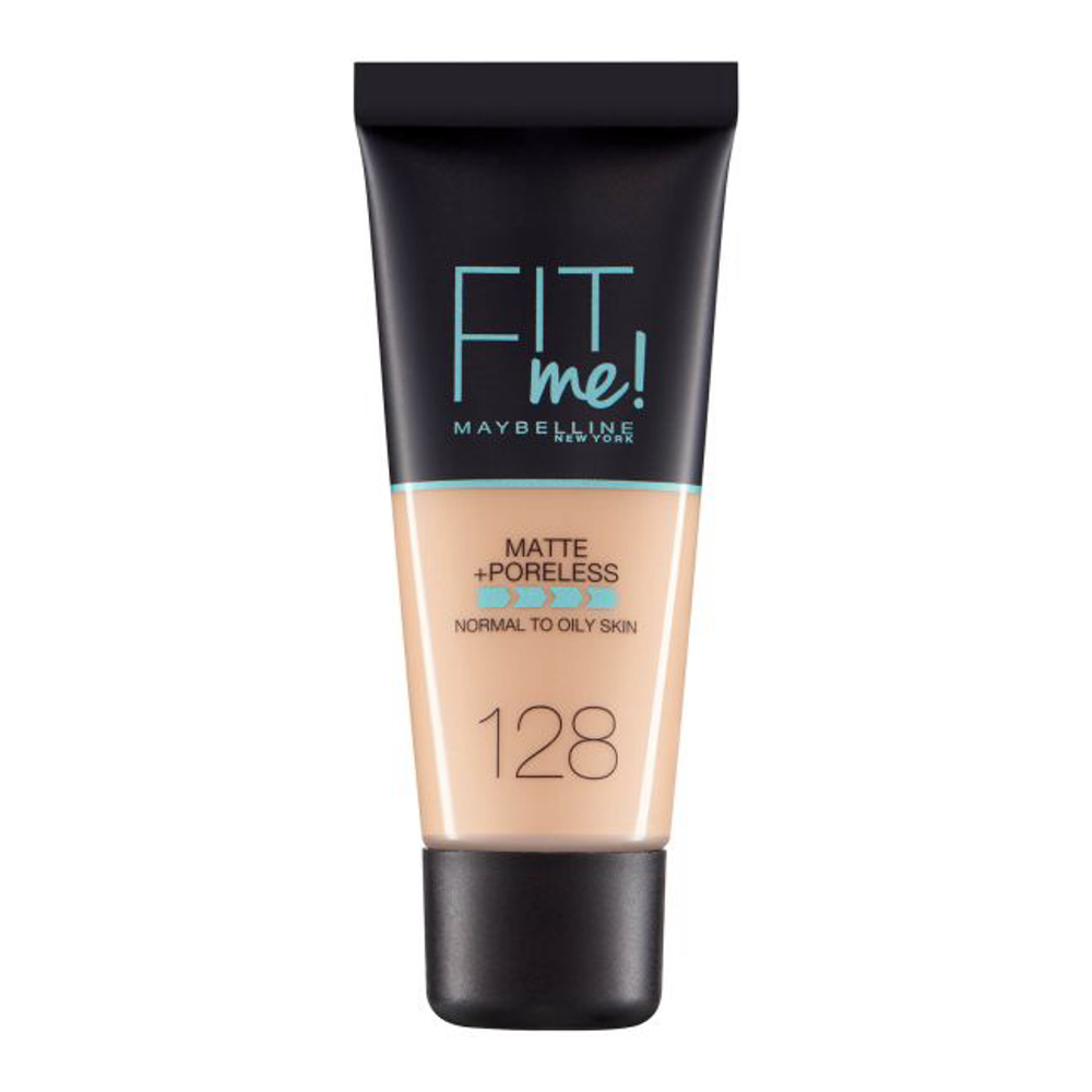 'Fit Me! Matte + Poreless' Foundation - 128 Warm Nude 30 ml
