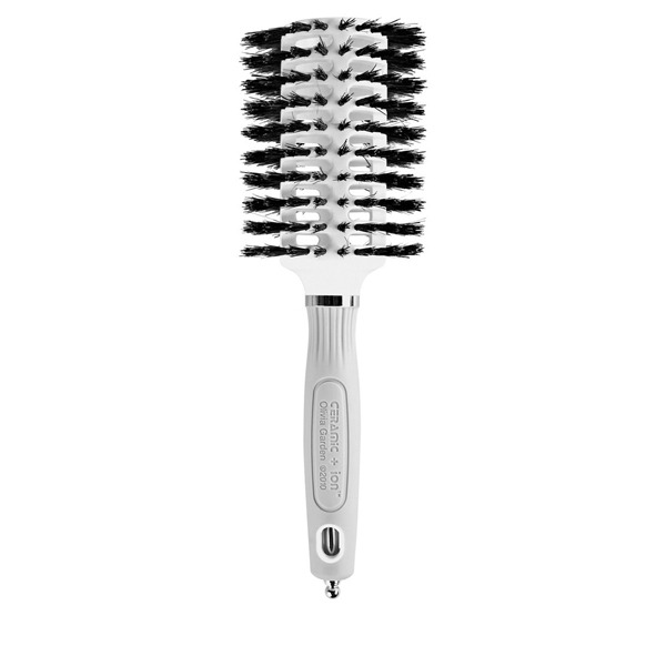 Brosse à cheveux 'Ceramic + Ion Turbo Vent' - Blanc