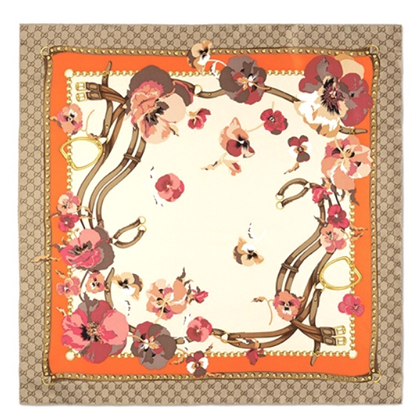 Foulard en soie 'Flora' pour Femmes