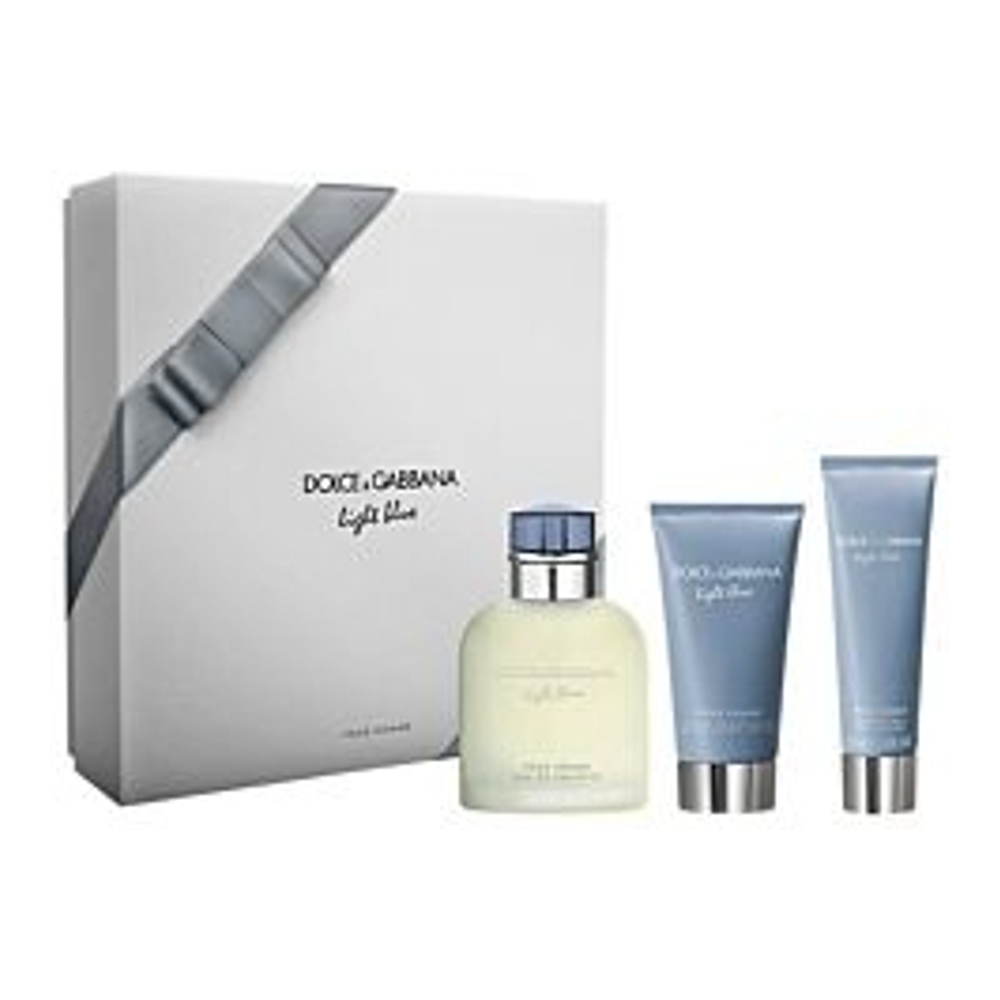 'Light Blue Pour Homme' Perfume Set - 3 Units