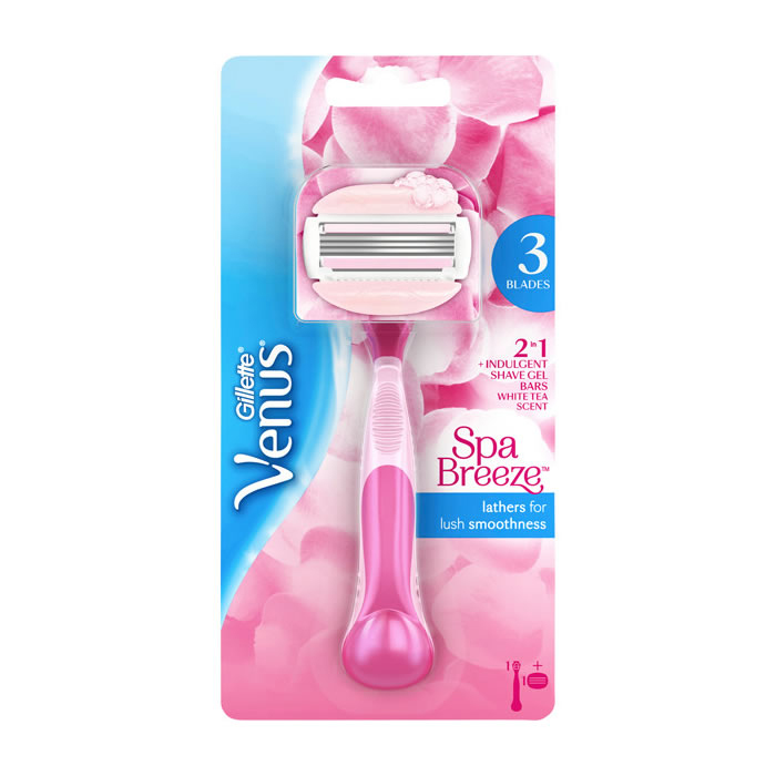 Rasoir + Recharge 'Venus Spa Breeze' - 2 Pièces