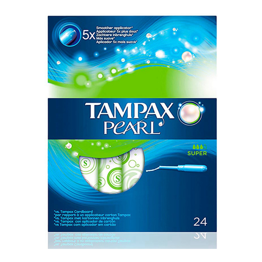 'Pearl Compak' Tampon - Super 18 Stücke