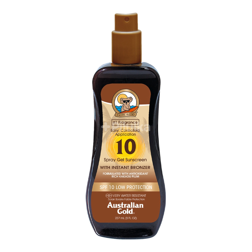 'SPF10 Instant Bronzer' Sunscreen Spray Gel - 237 ml