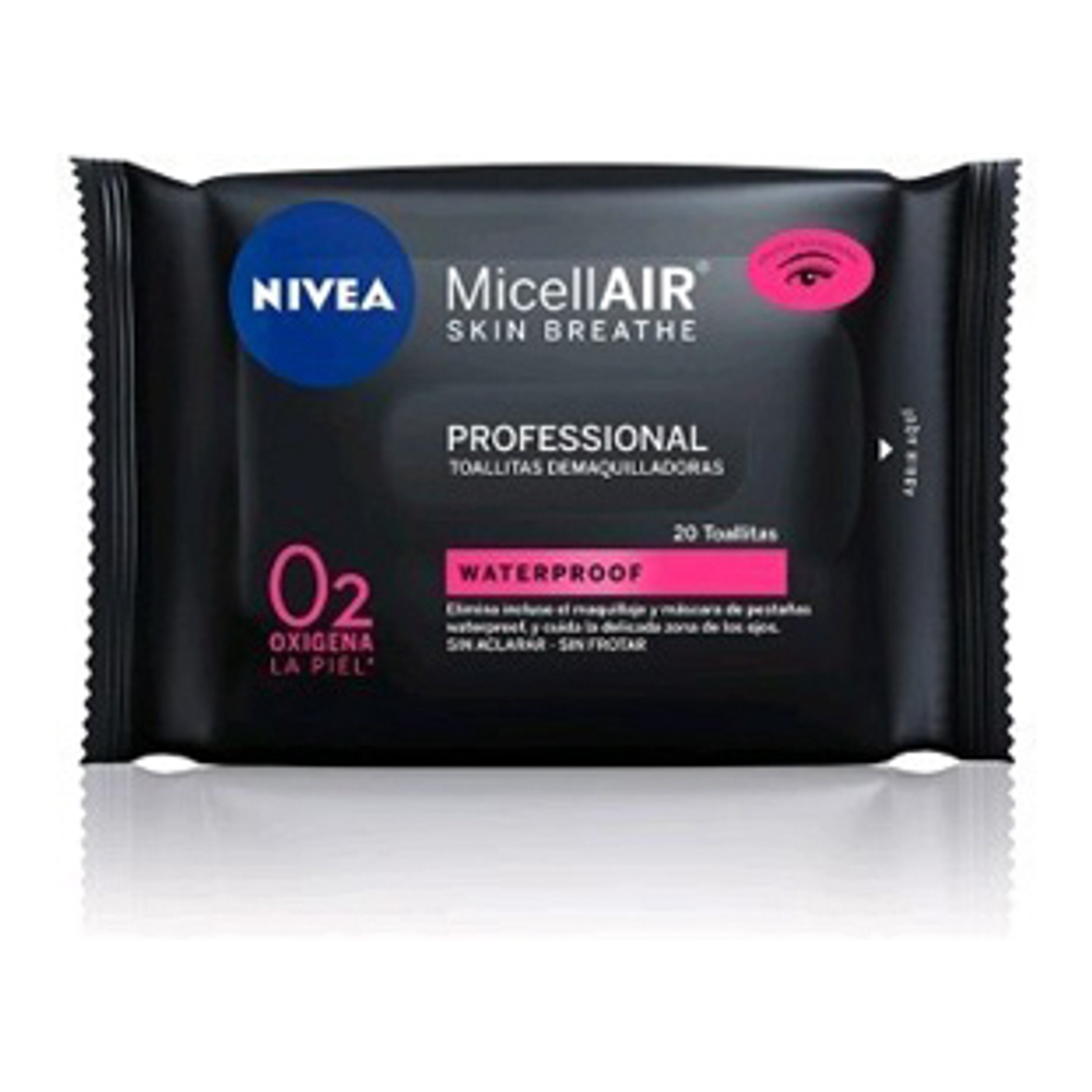 'Micell-Air Professional' Make-Up Remover Wipes - 20 Pieces